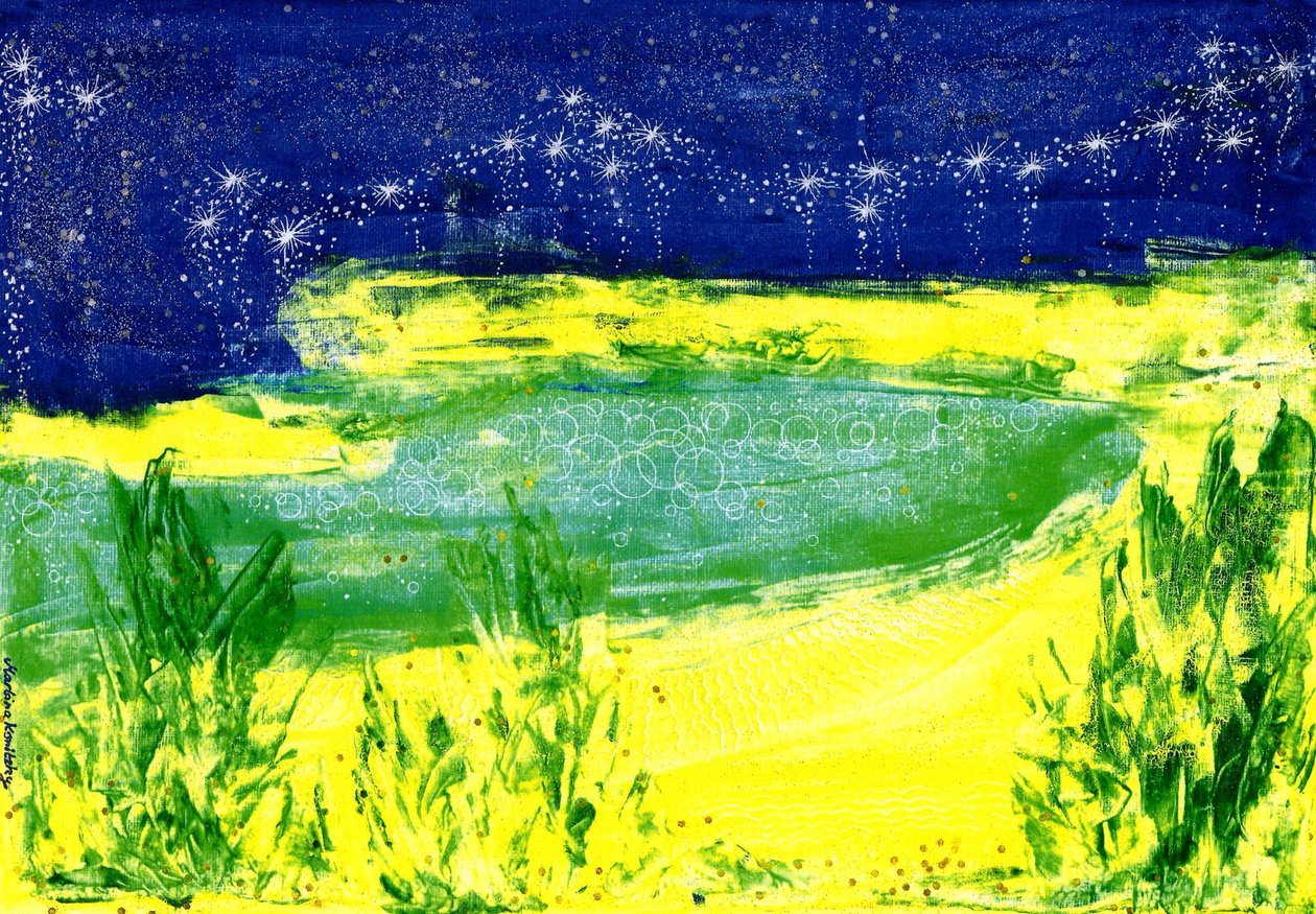 Ciel étoilé sur le lac - Martina Konitzky