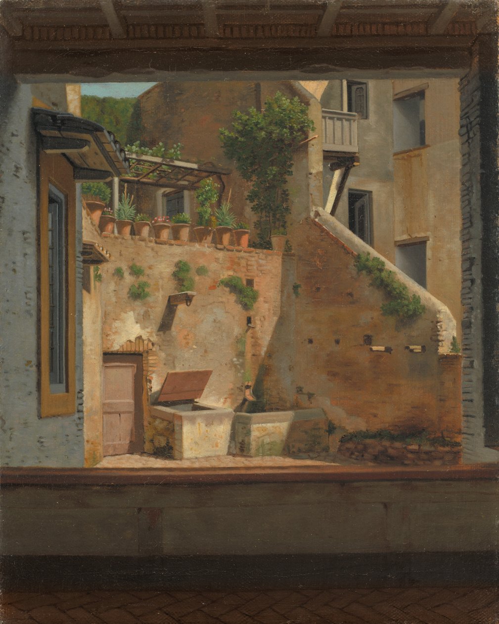 Une cour à Rome. Copie d