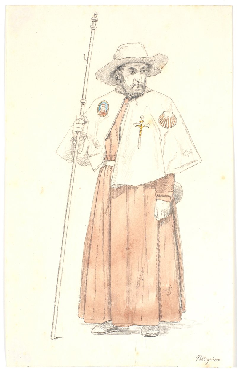 Un pèlerin - Martinus Rørbye
