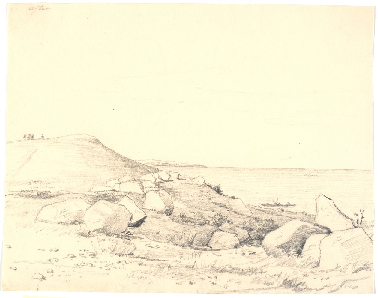 Paysage côtier - Martinus Rørbye