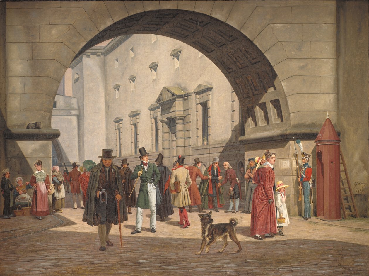 La prison de Copenhague - Martinus Rørbye