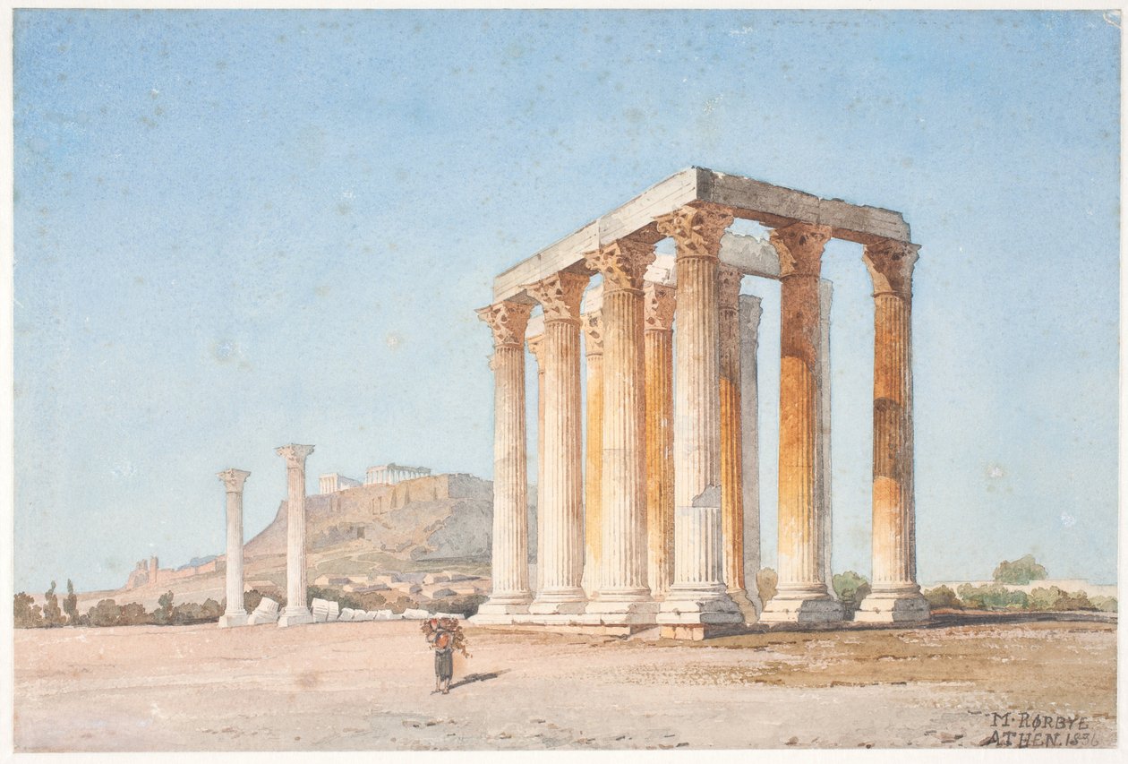 Le Temple de Zeus - Martinus Rørbye