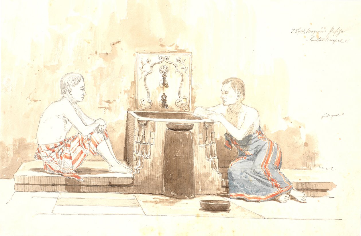 Deux hommes près d