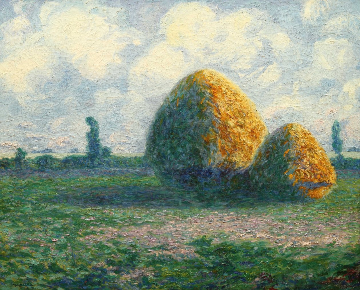 Las parvas (la pampa de hoy) - Martín Malharro