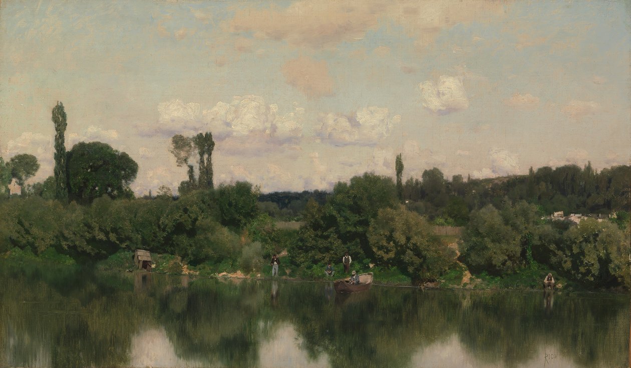 Sur la Seine - Martín Rico y Ortega
