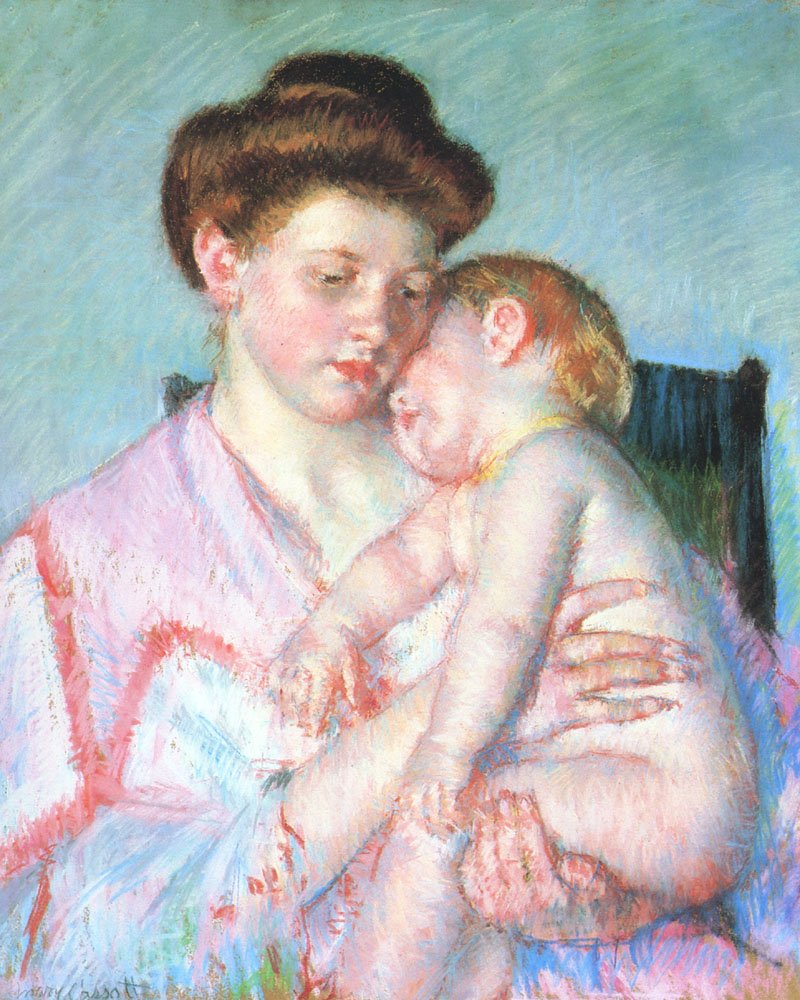 Bébé endormi - Mary Cassatt