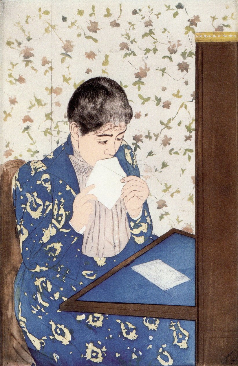 La lettre - Mary Cassatt