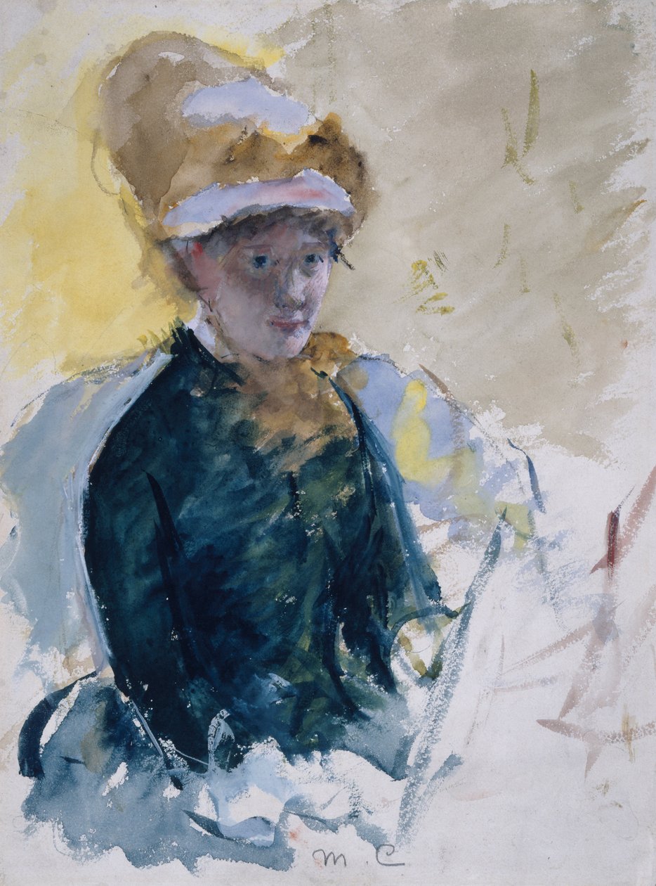 Autoportrait de Mary Cassatt - Mary Cassatt