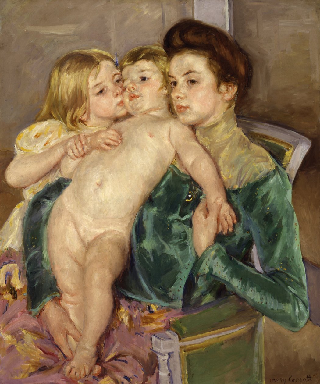 La caresse - Mary Cassatt