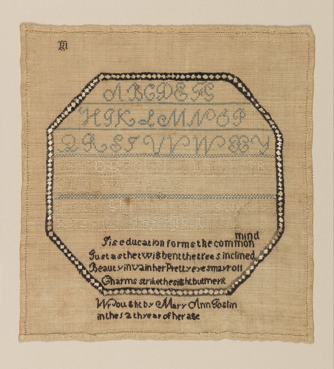 Échantillon - Mary Ann Goslin
