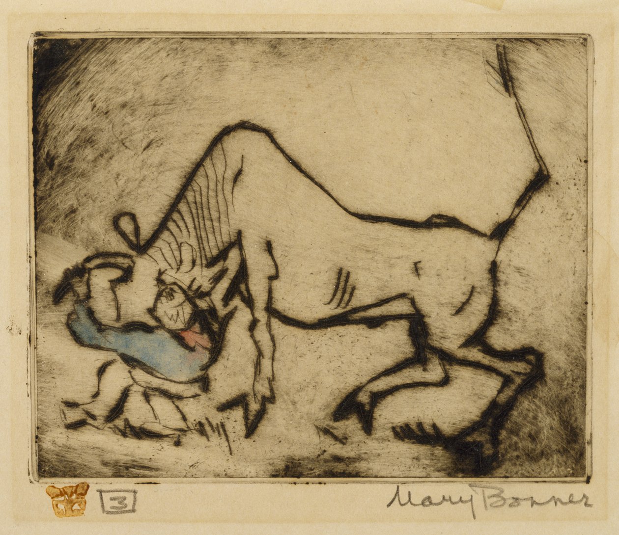 Bull-Dogging - Mary Bonner