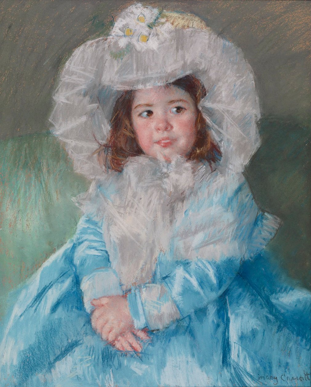 Margot Lefebre en bleu, 1902 - Mary Cassatt