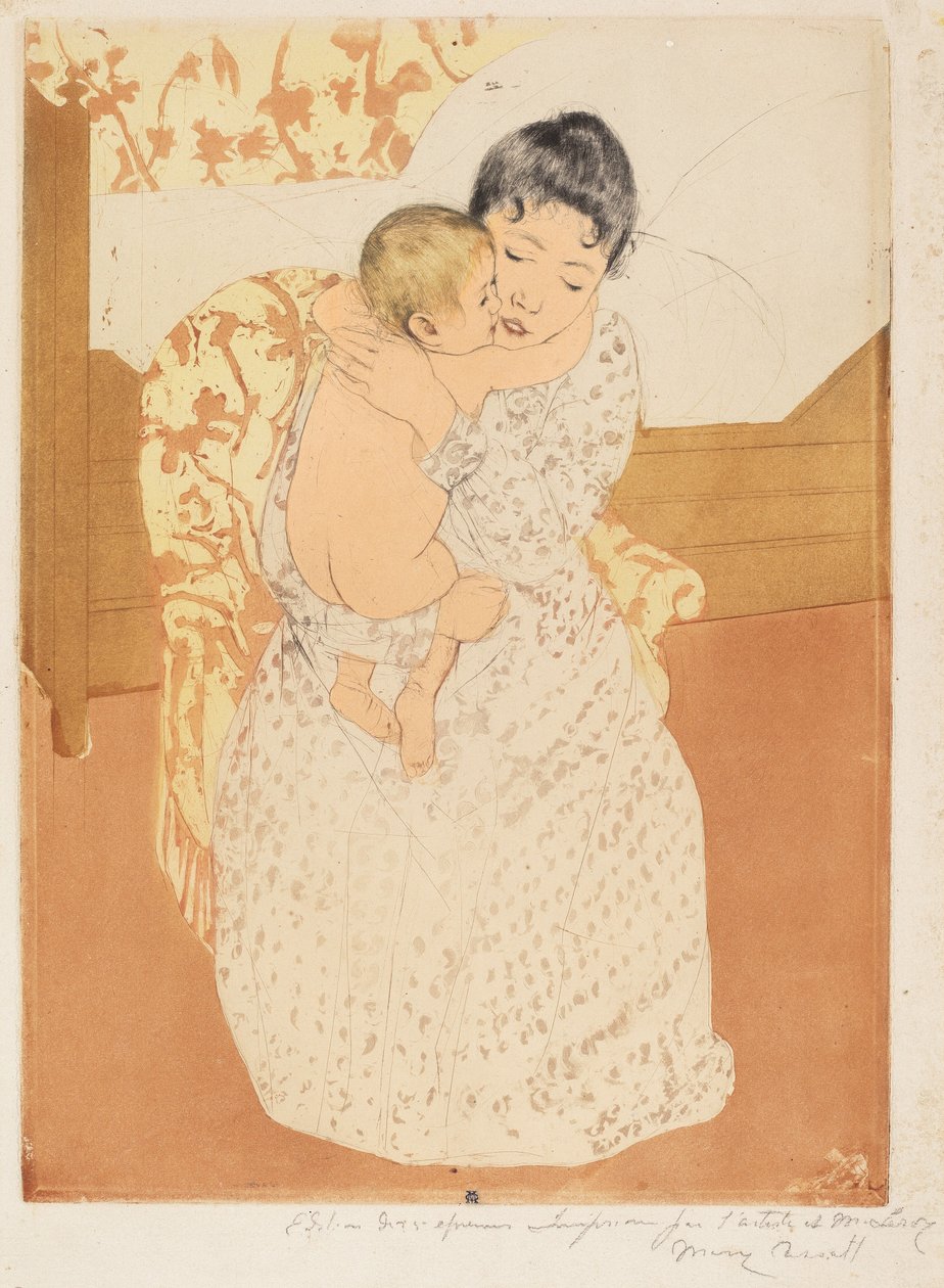 Caresse maternelle - Mary Cassatt