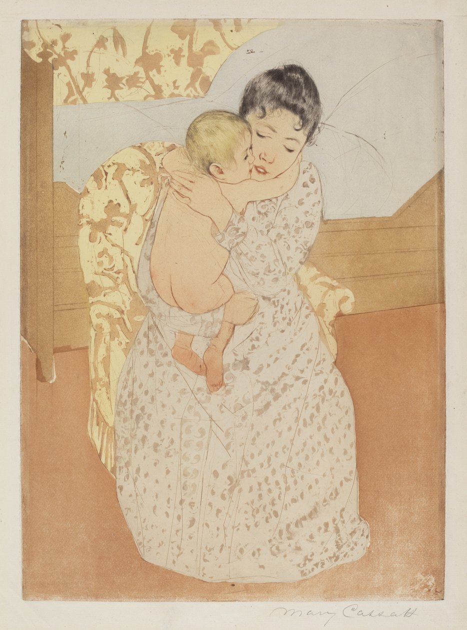 Caresse maternelle - Mary Cassatt
