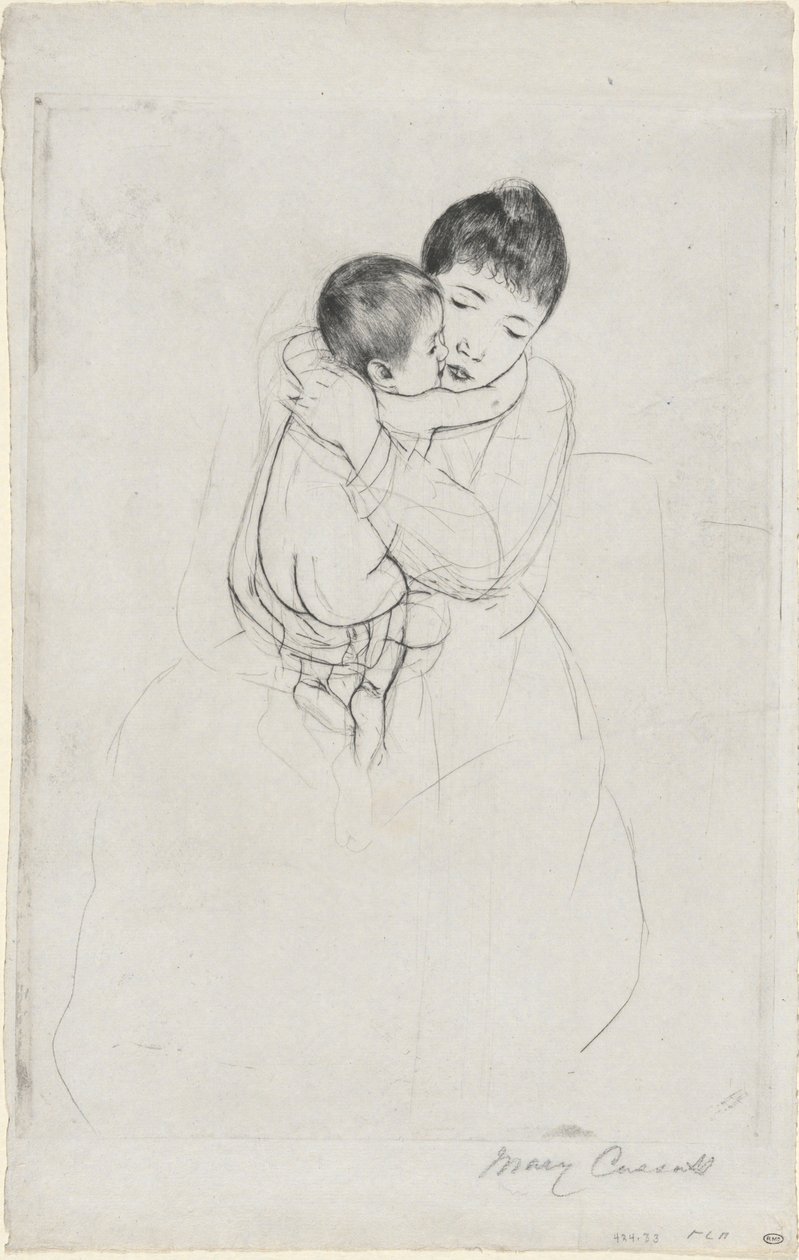 Caresses maternelles - Mary Cassatt