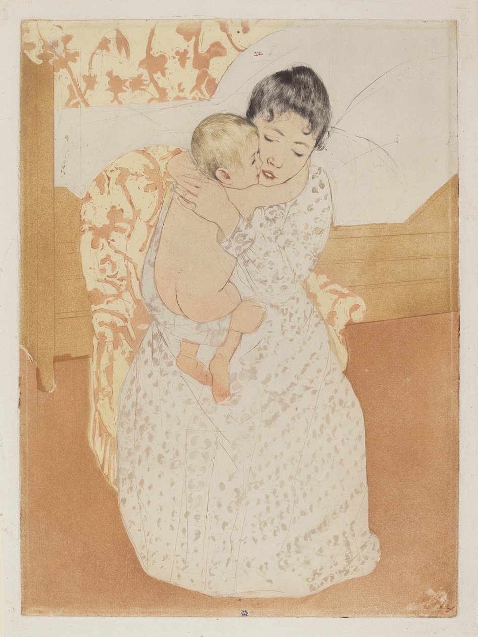Caresse maternelle, 1890-1891 - Mary Cassatt