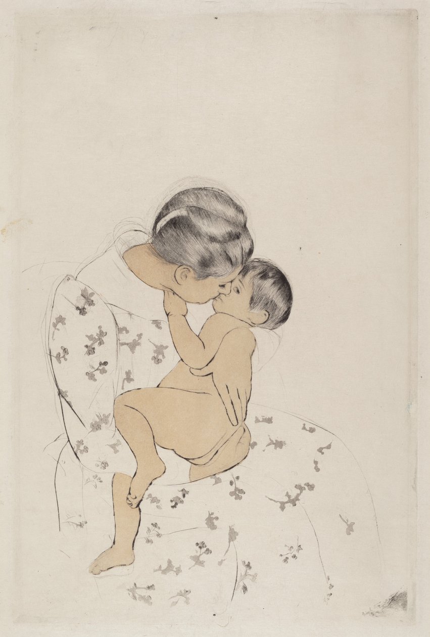 Le baiser de la mère - Mary Cassatt