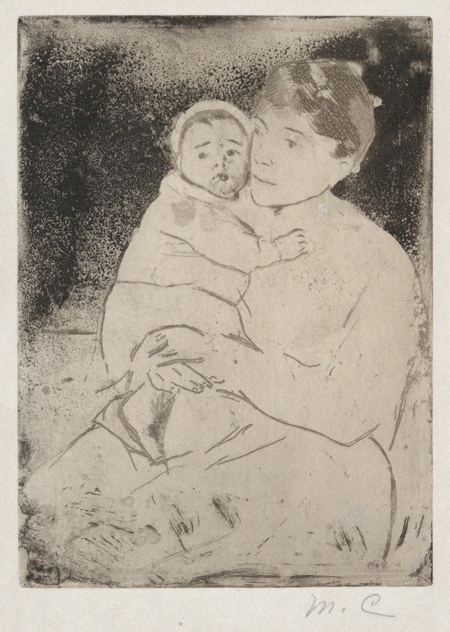 Infirmière et bébé Bill (No. 1) - Mary Cassatt