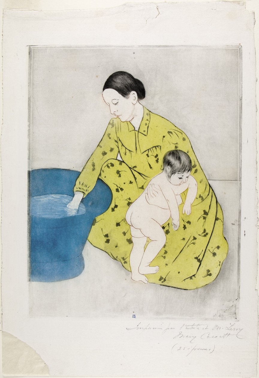 Le Bain, 1890-91 - Mary Cassatt