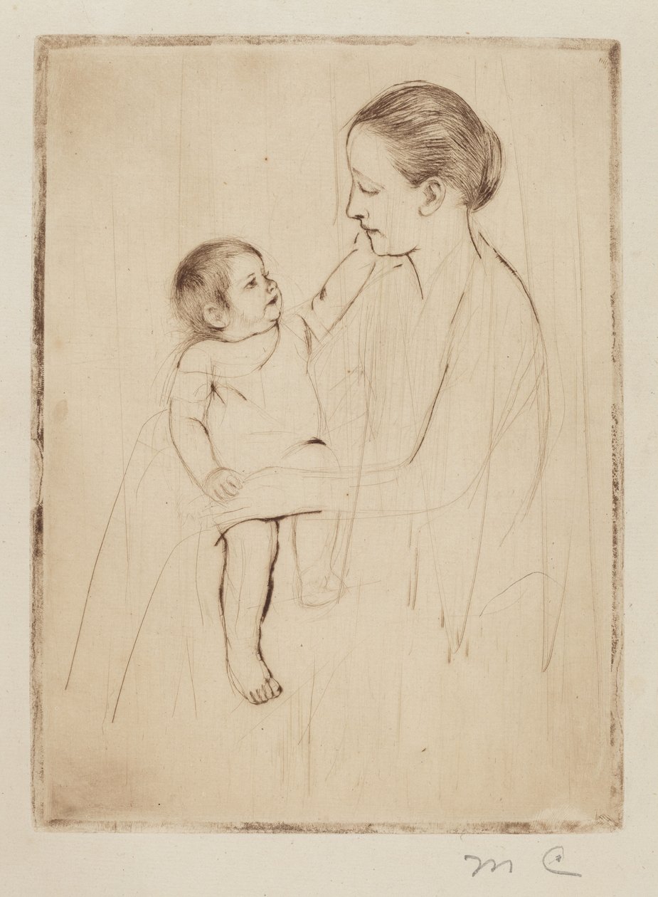 La Caresse - Mary Cassatt
