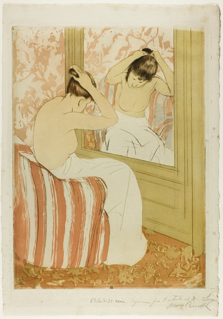 La Coiffure - Mary Cassatt