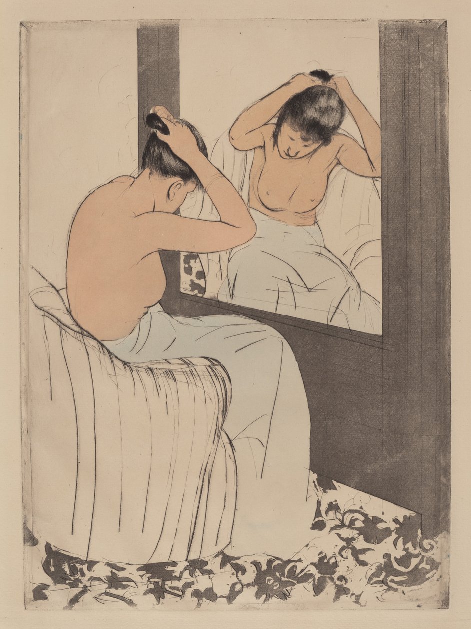 La coiffure - Mary Cassatt
