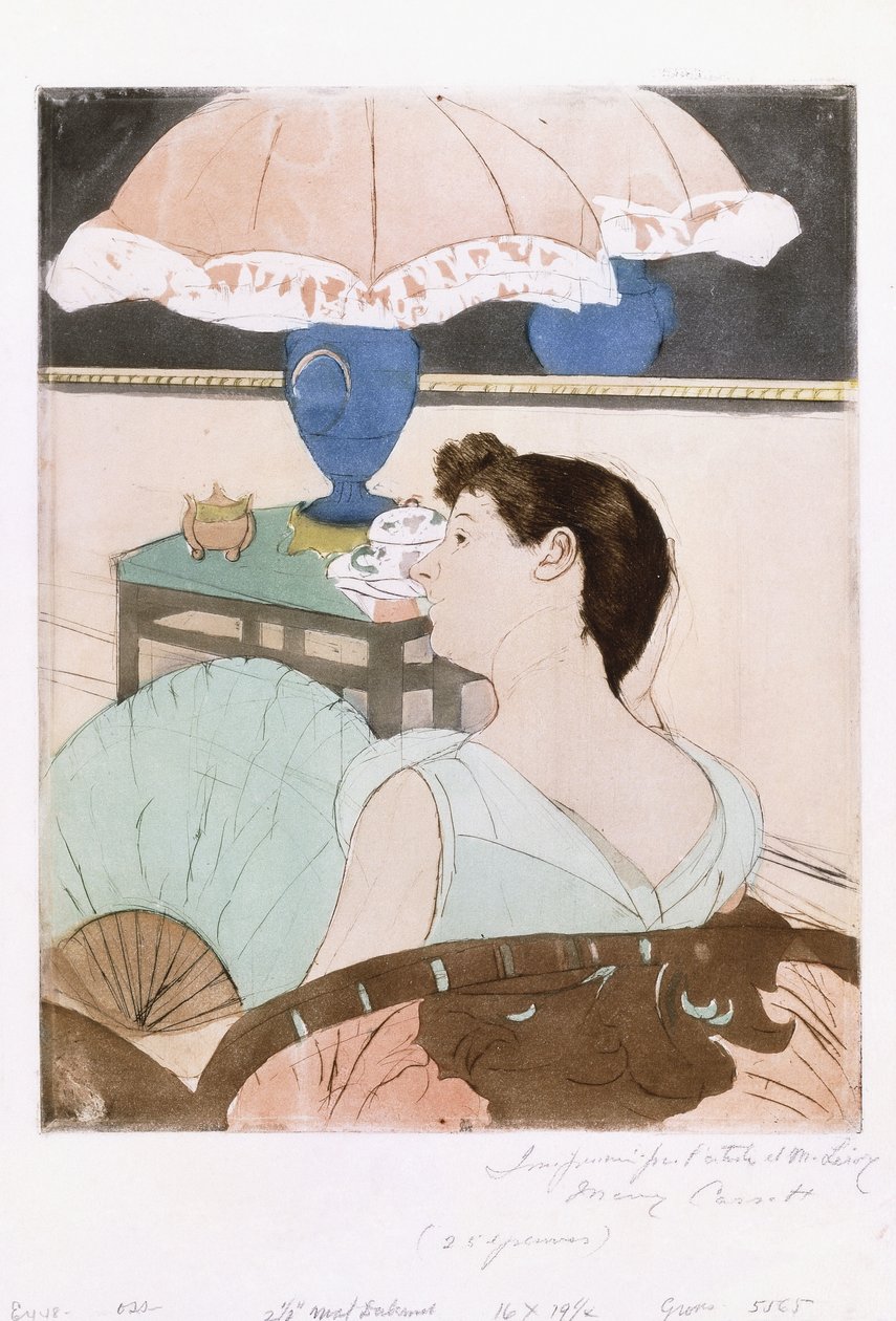 La Lampe, 1890-91 - Mary Cassatt