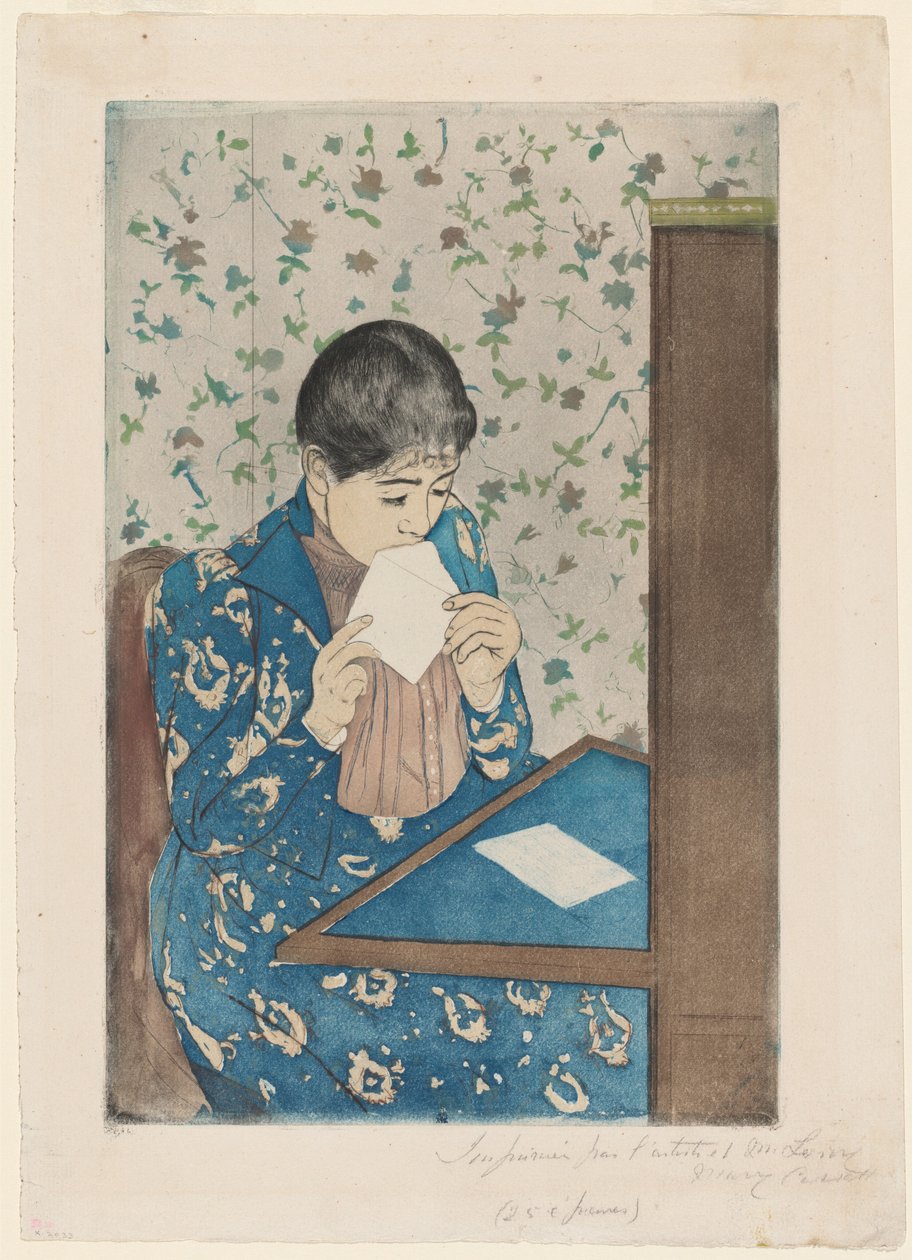La lettre - Mary Cassatt