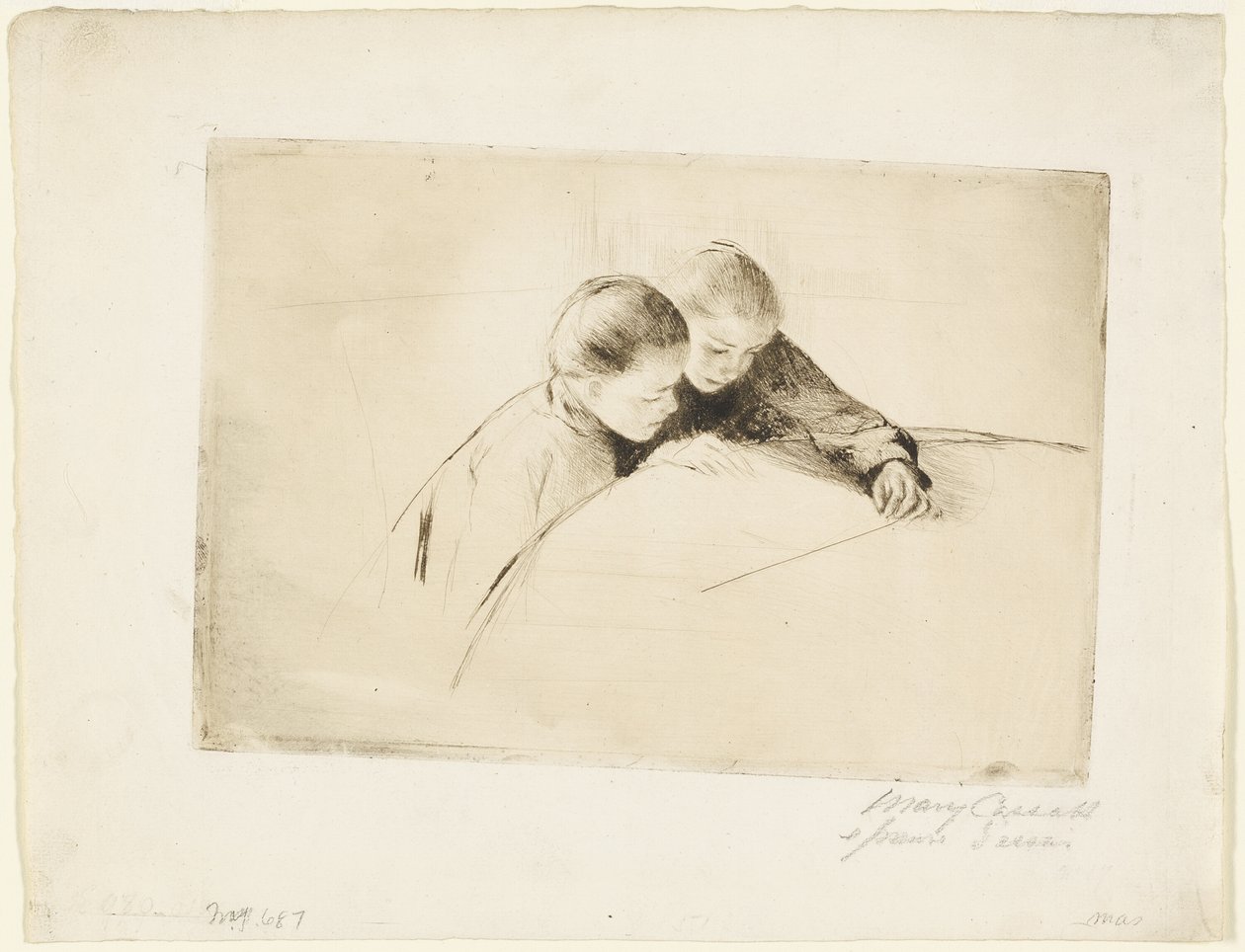La carte - Mary Cassatt