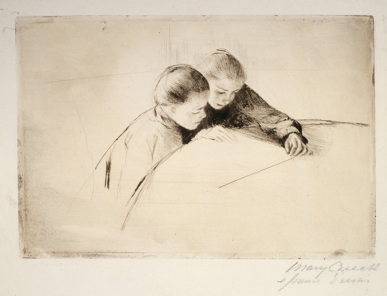 La Carte, 1890 - Mary Cassatt