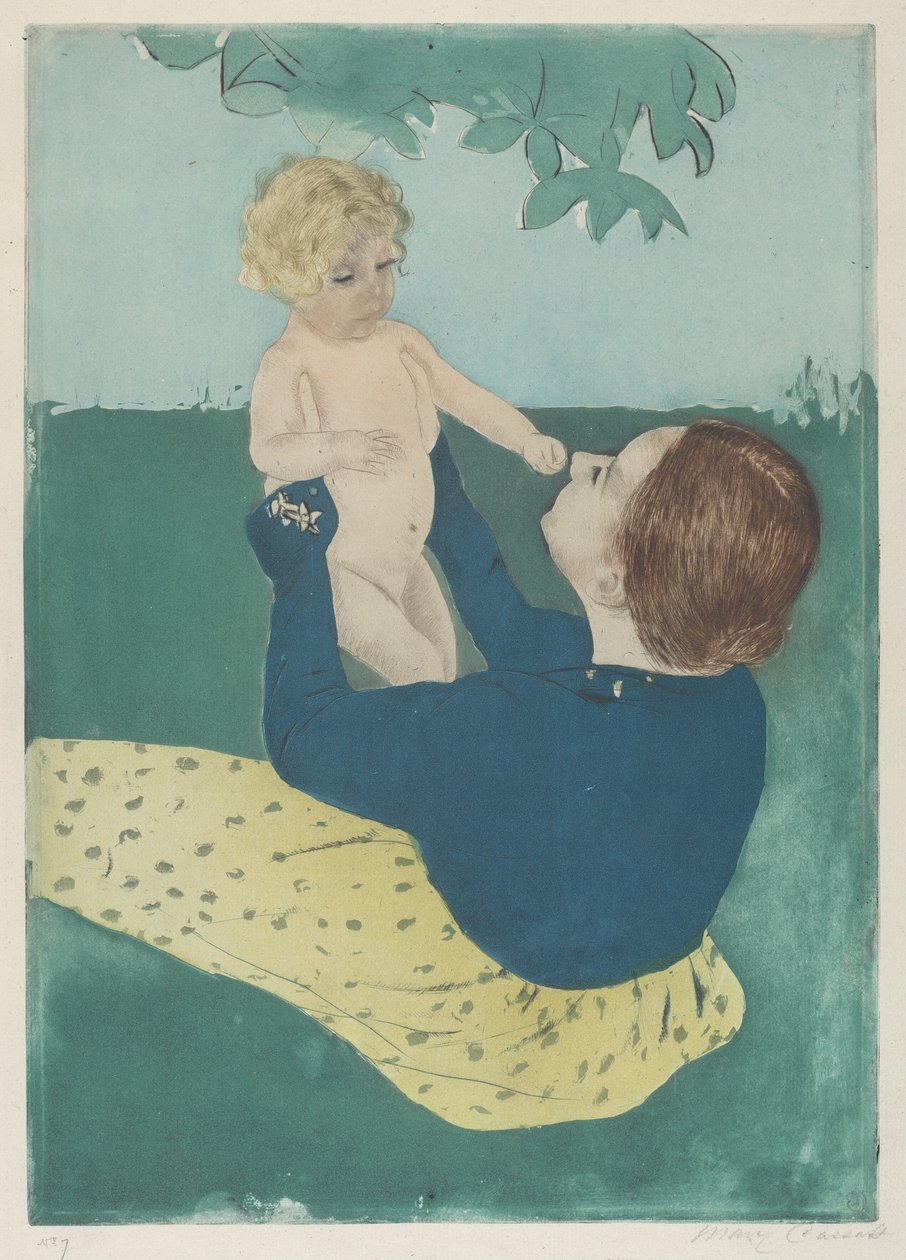 Sous le marronnier, 1896-1897 - Mary Cassatt