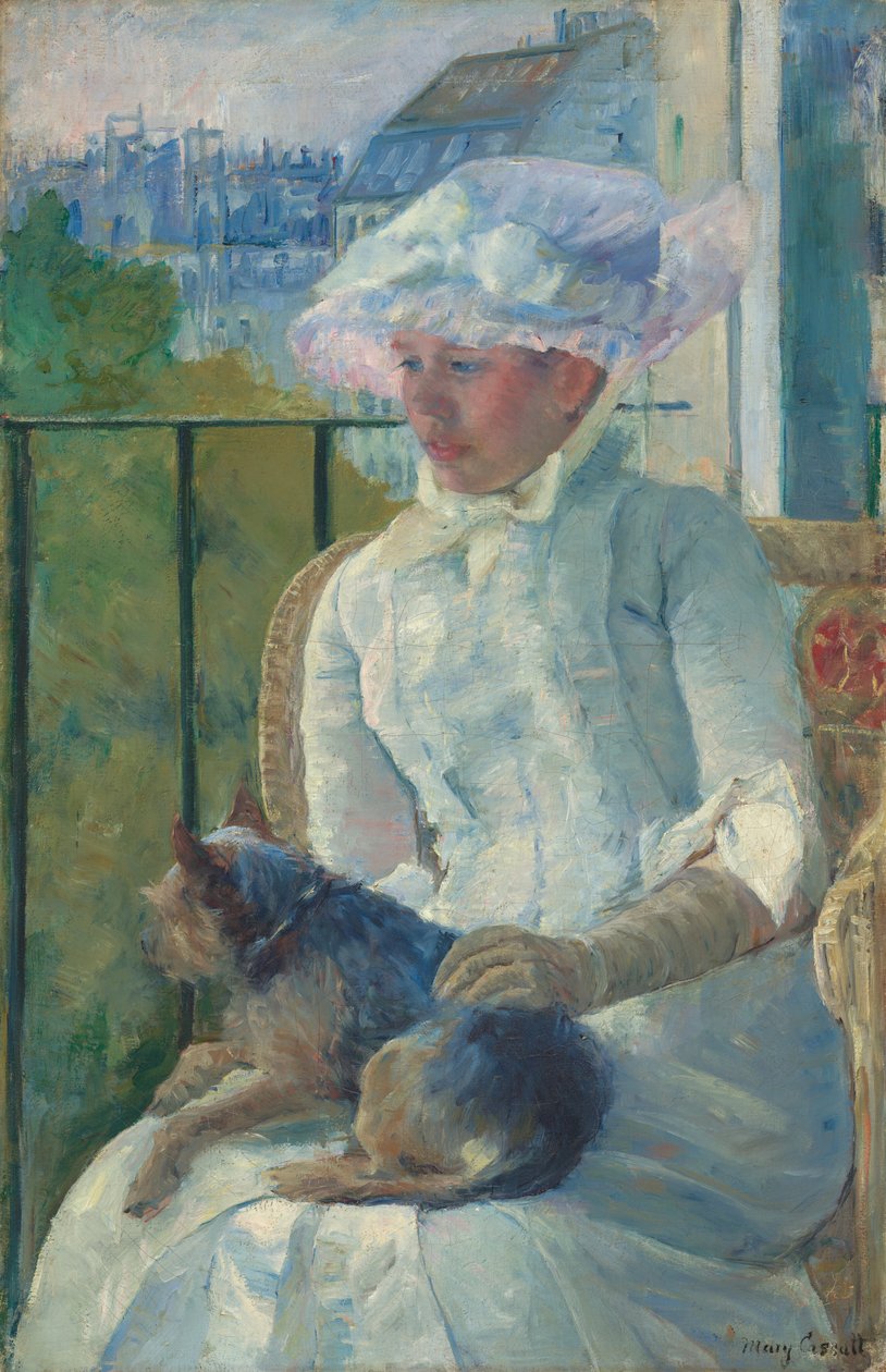 Jeune fille à une fenêtre - Mary Cassatt