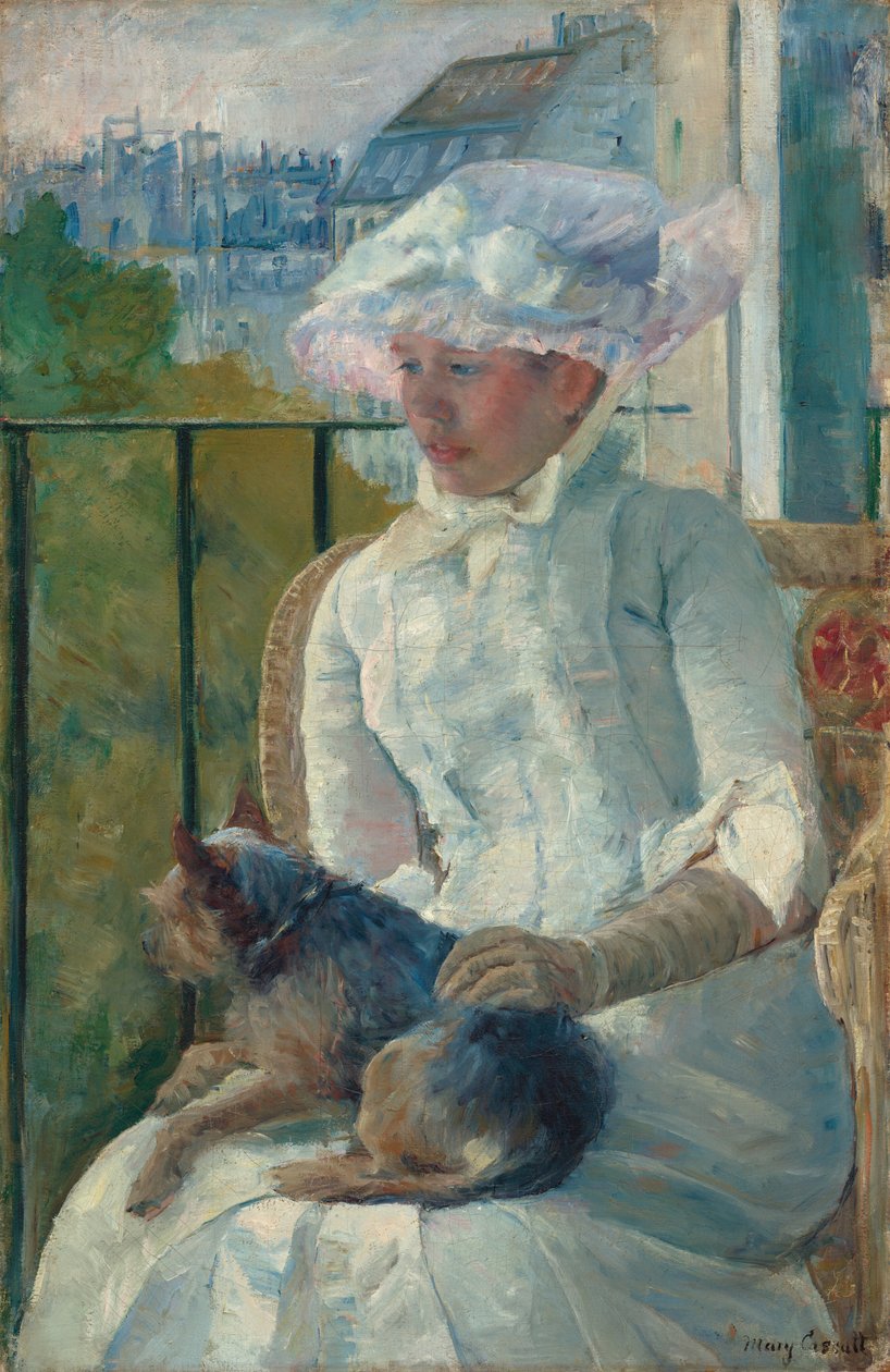 Jeune fille à une fenêtre - Mary Cassatt