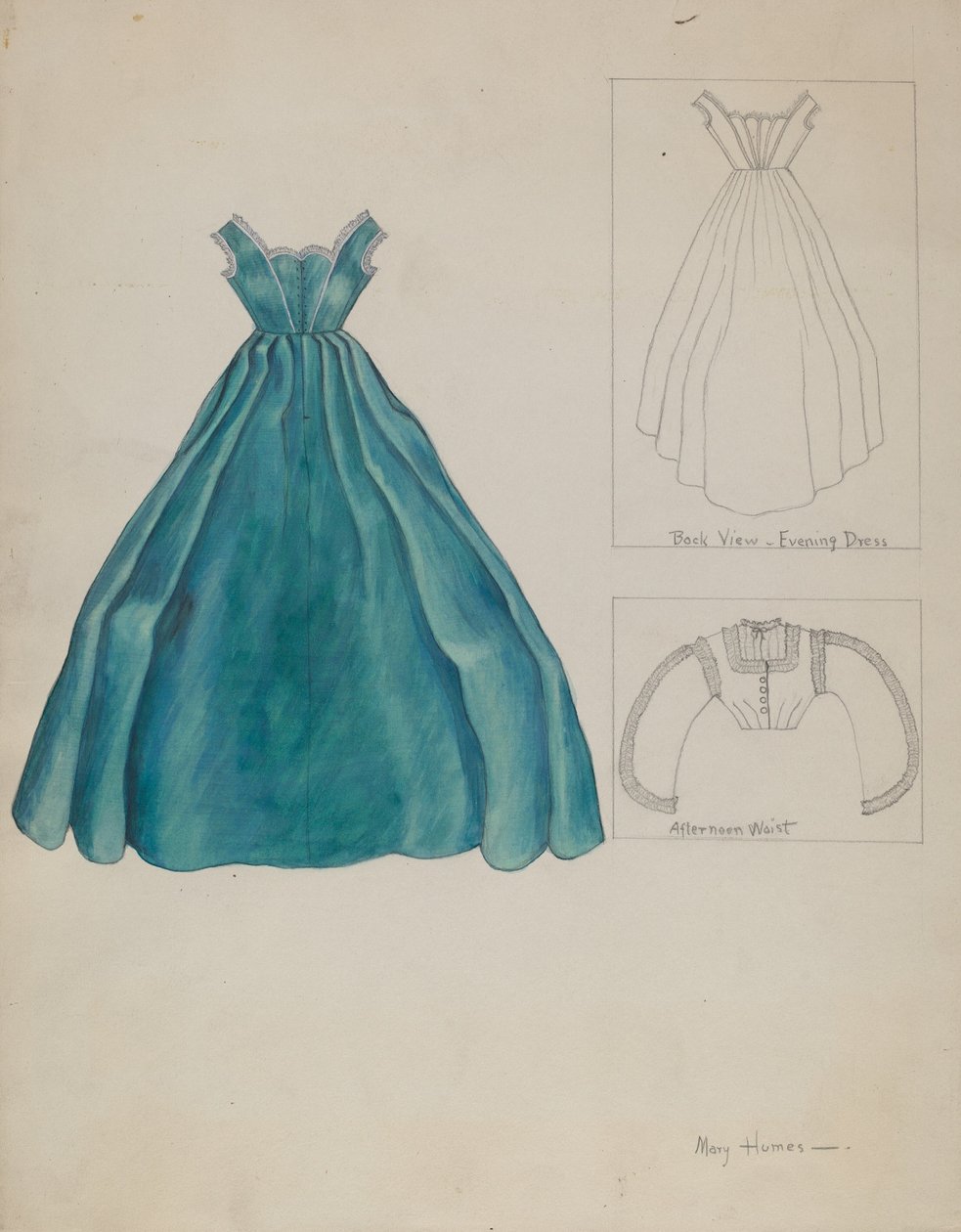 Costume, vers 1937 - Mary E Humes