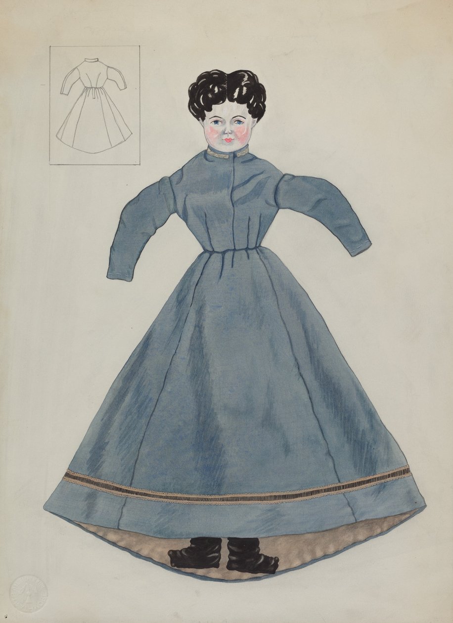 Poupée et robe - Mary E Humes