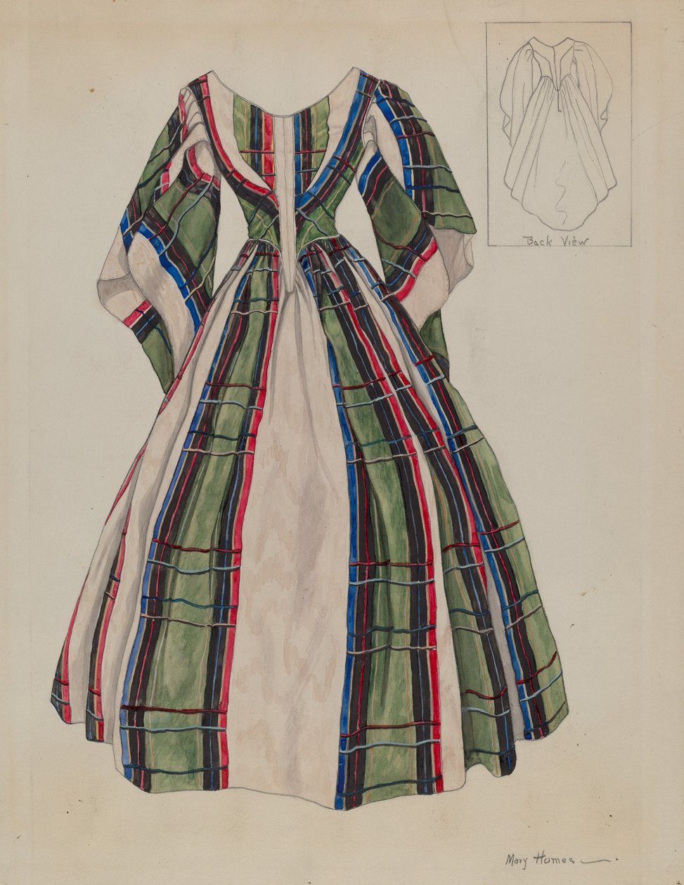 Robe, vers 1937 - Mary E Humes