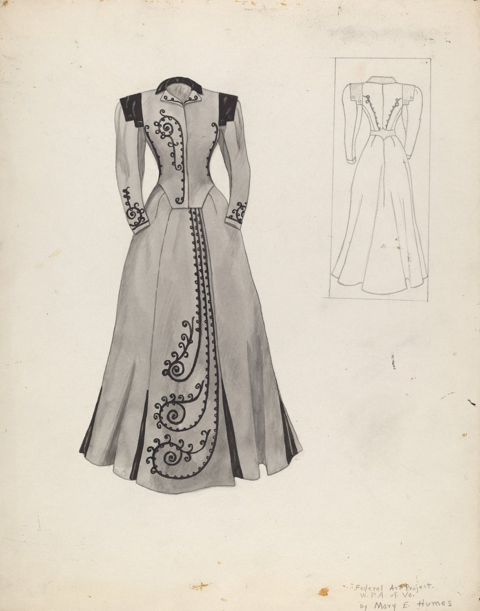 Costume de costume, c. 1937 - Mary E Humes