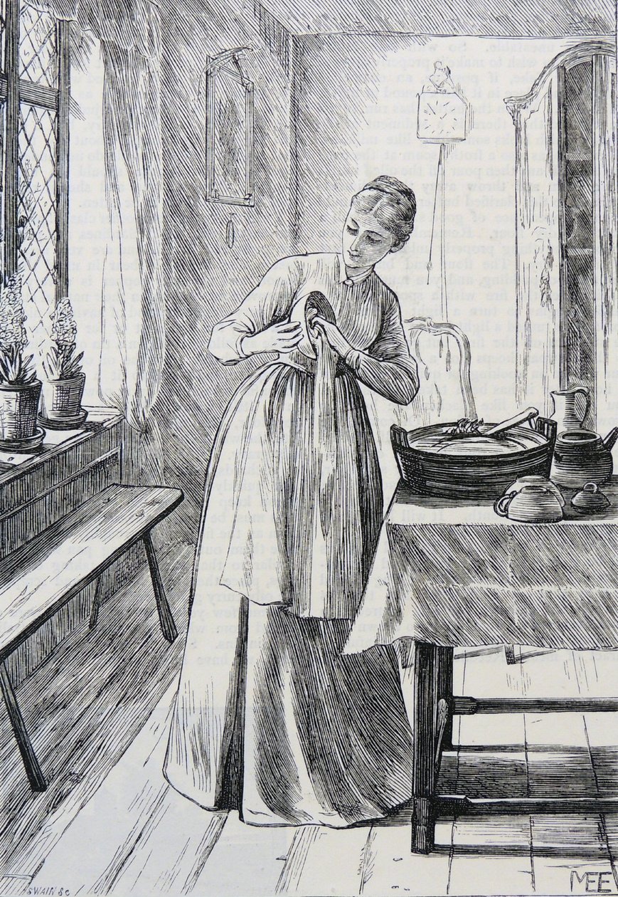 Illustration de ménagère - Mary Ellen Edwards