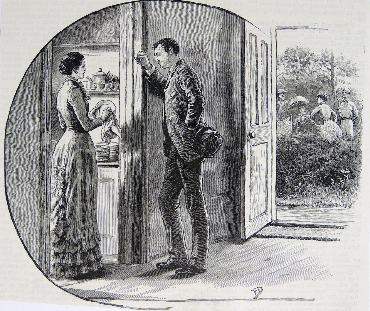 Illustration de la ménagère - Mary Ellen Edwards