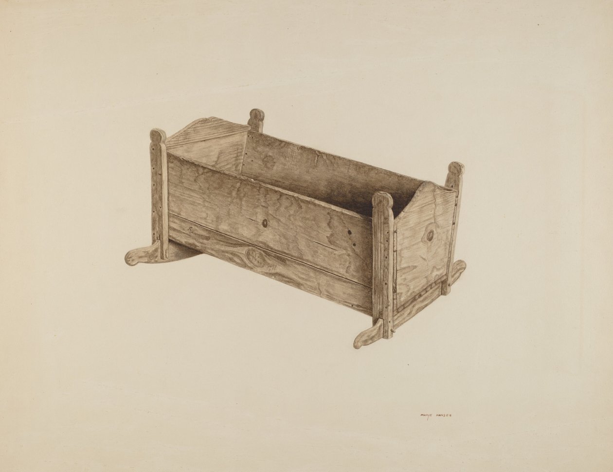 Berceau en Bois - Mary Hansen