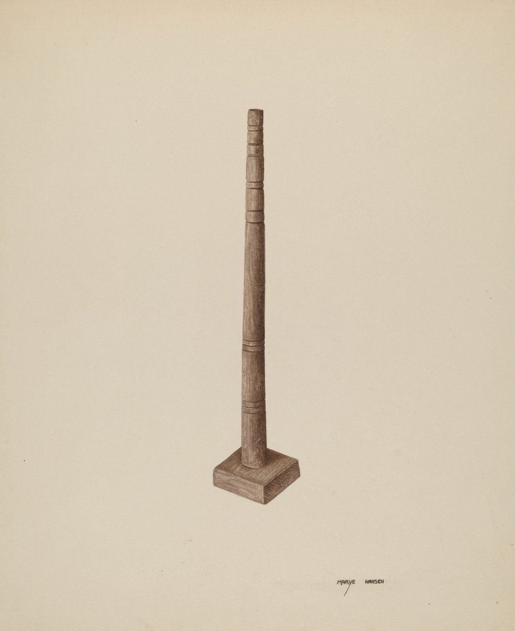 Chandelier, vers 1940 - Mary Hansen