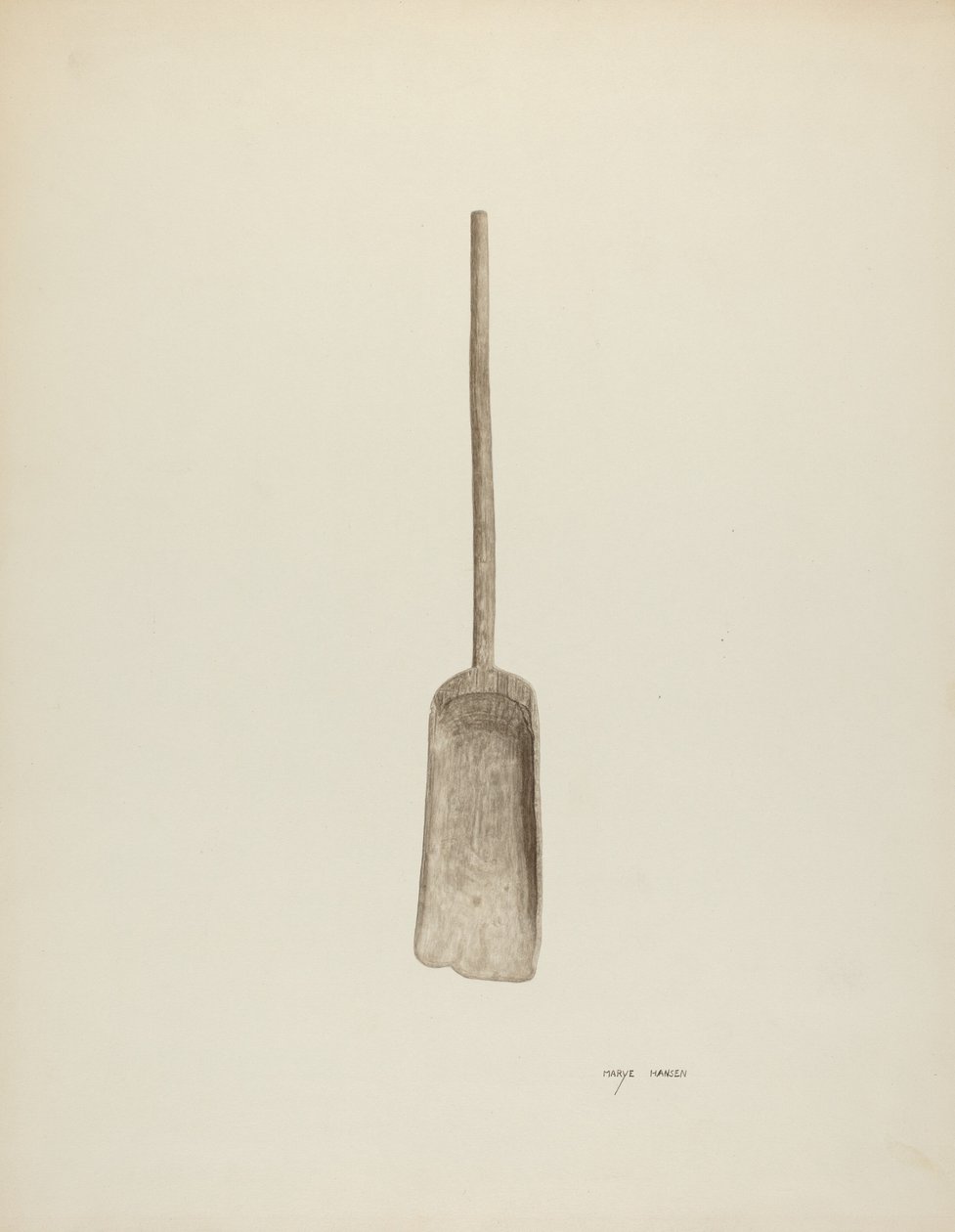 Pelle à grain, vers 1940 - Mary Hansen