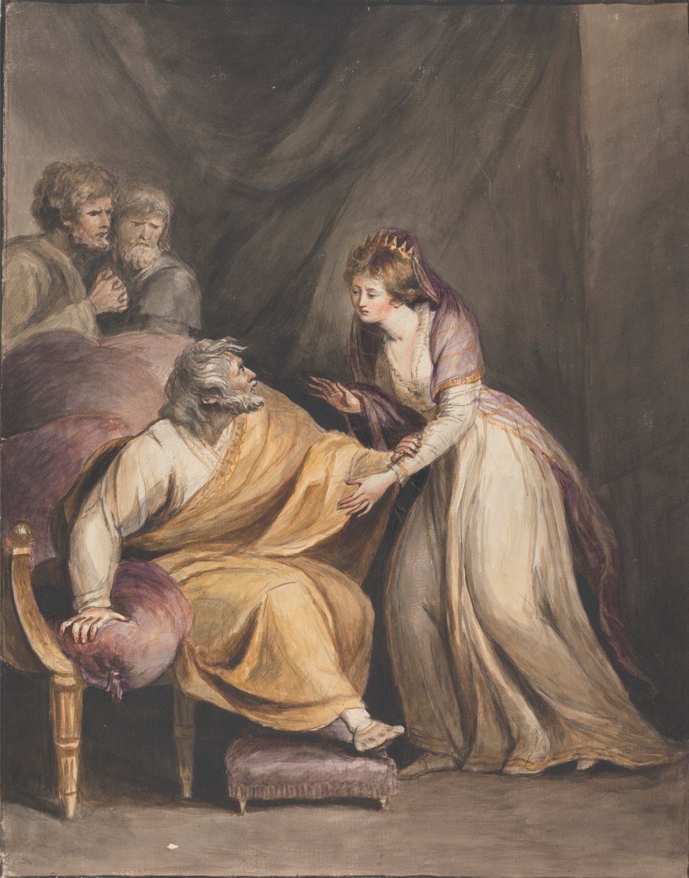 Lear et Cordelia - Mary Hoare