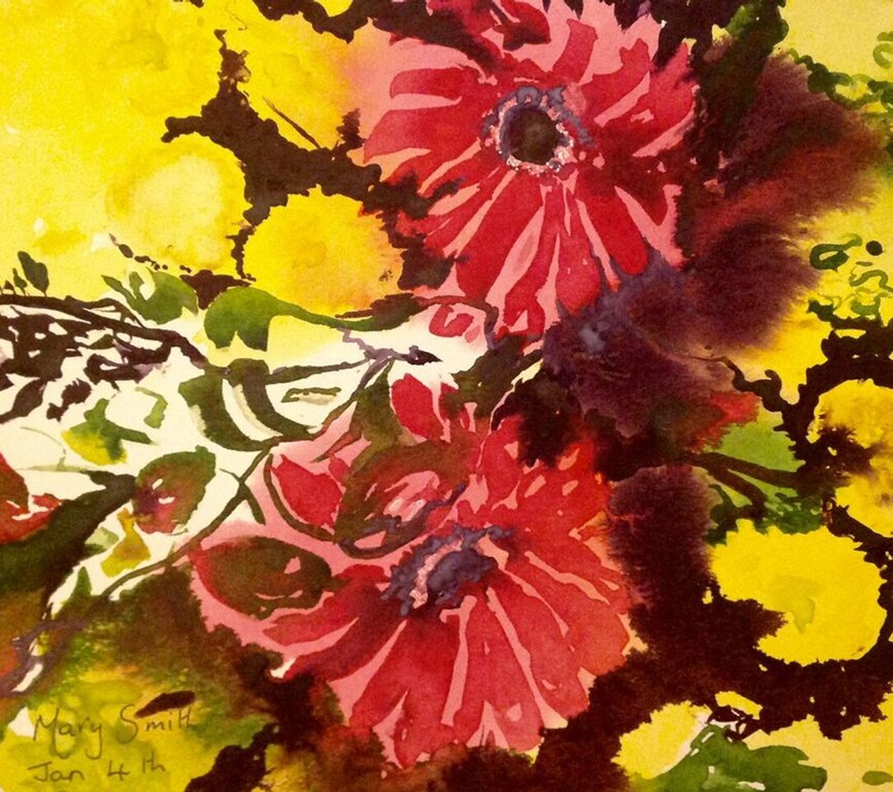 gerberas - Mary Smith