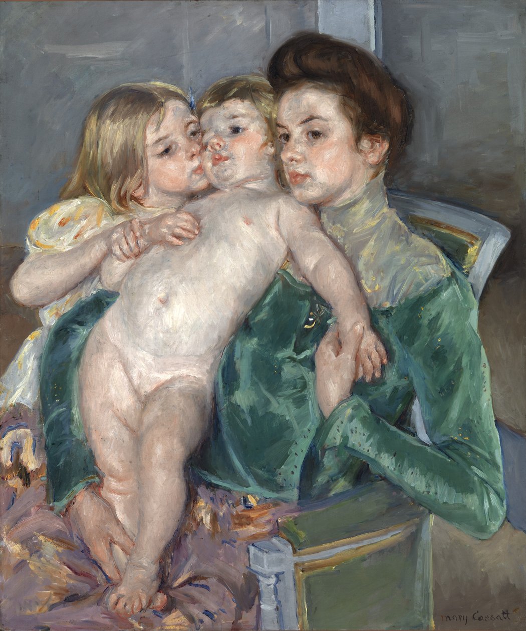 La caresse - Mary Stevenson Cassatt