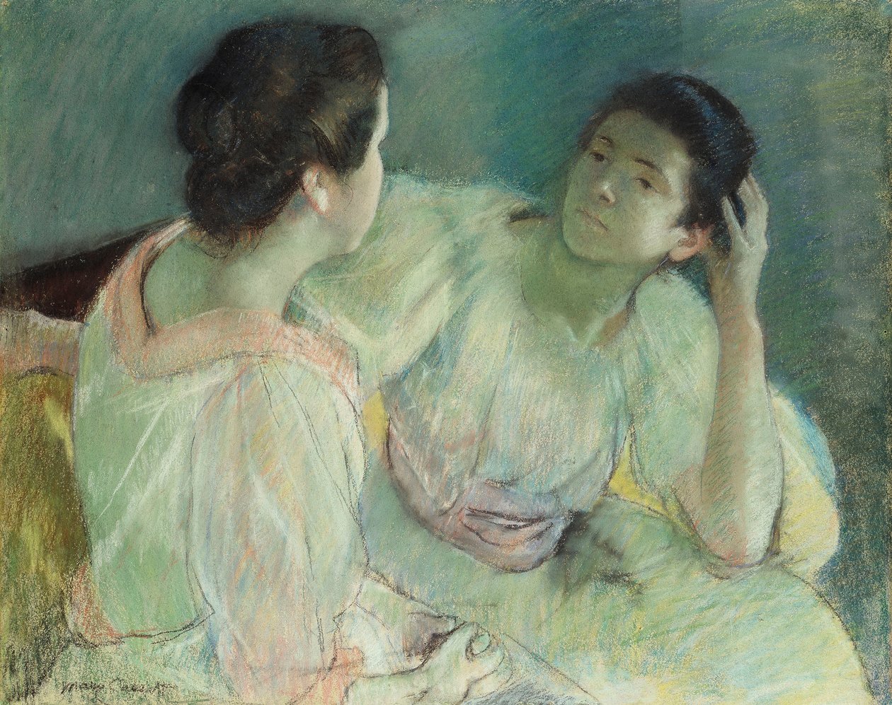 La Conversation - Mary Cassatt