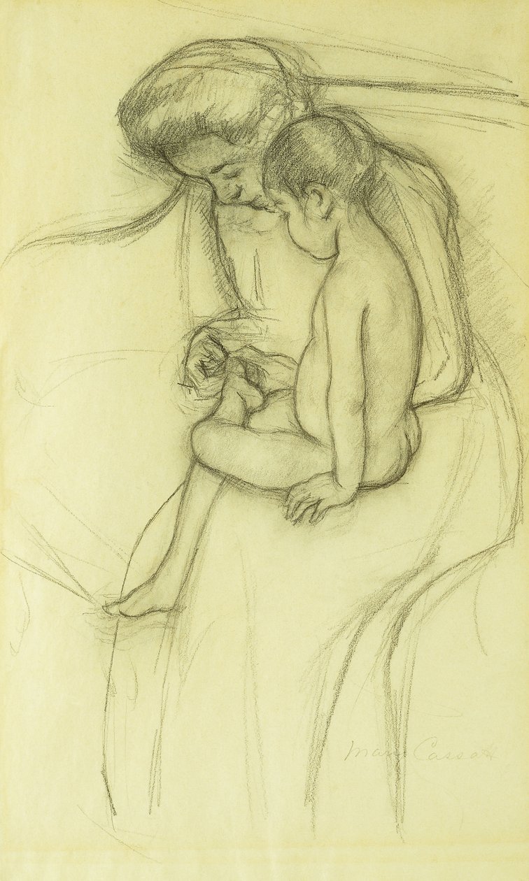 La Pédicure - Mary Cassatt