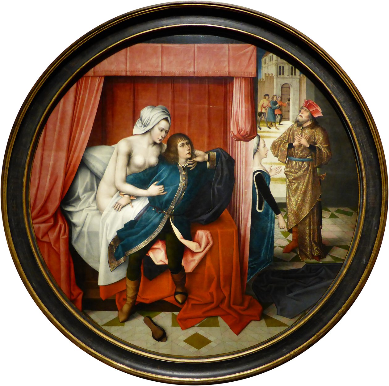 Joseph et la femme de Potiphar - Master of Affligem