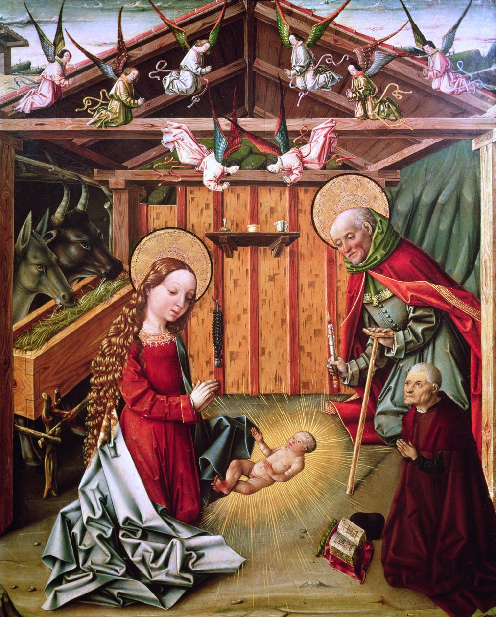 La Nativité du Christ, vers 1474-76 - Master of Avila Master of Avila