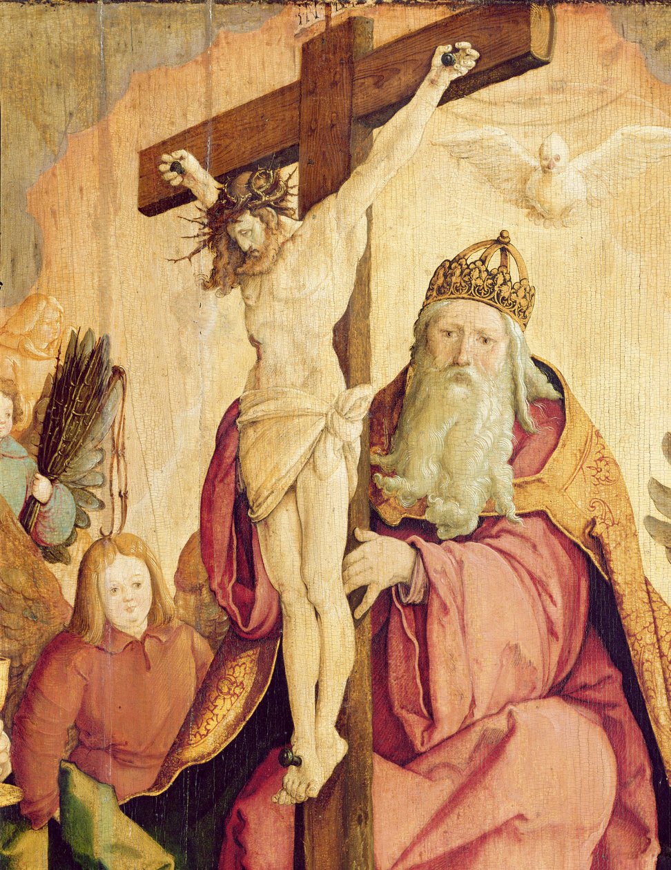 La Sainte Trinité (détail) - Master of Messkirch